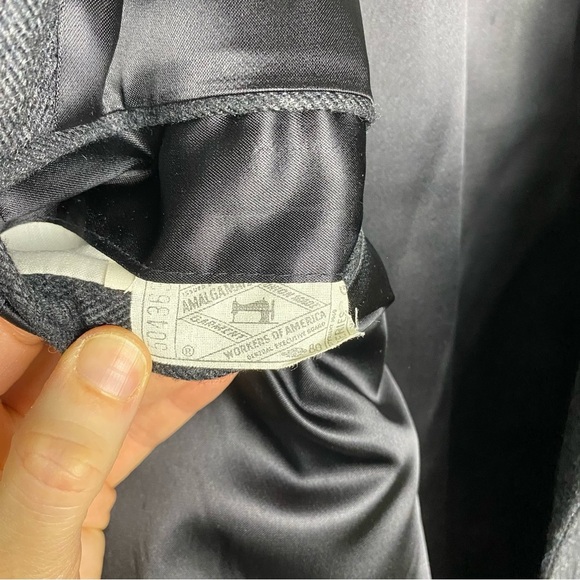 Men's 1960's Lytton's Threadneedle Street Mens Overcoat Jacket - Picture 15 of 15